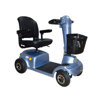 Electric Scooter Eco Plus: Con mando delta anti fatiga, asiento giratorio y soporte de brazos abatibles